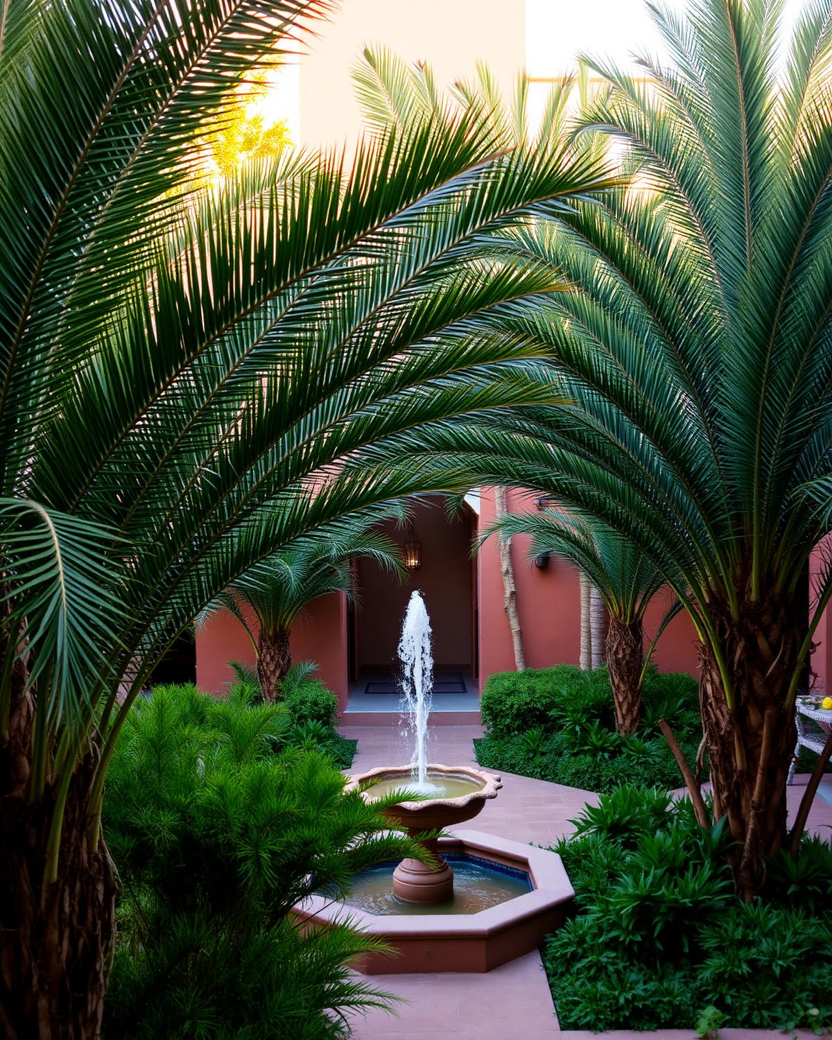 Cour intérieure du spa